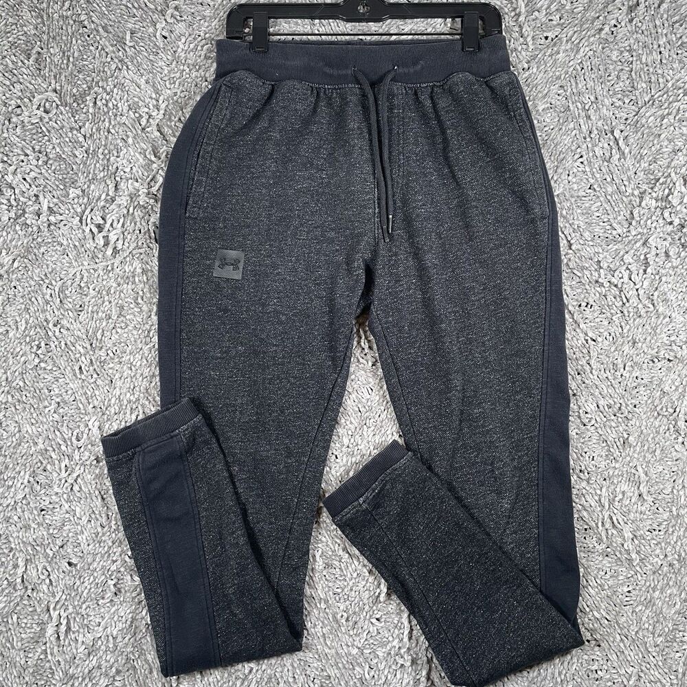 Under Armour Coldgear Sweatpants Men's Medium Black Activewear Joggers Running